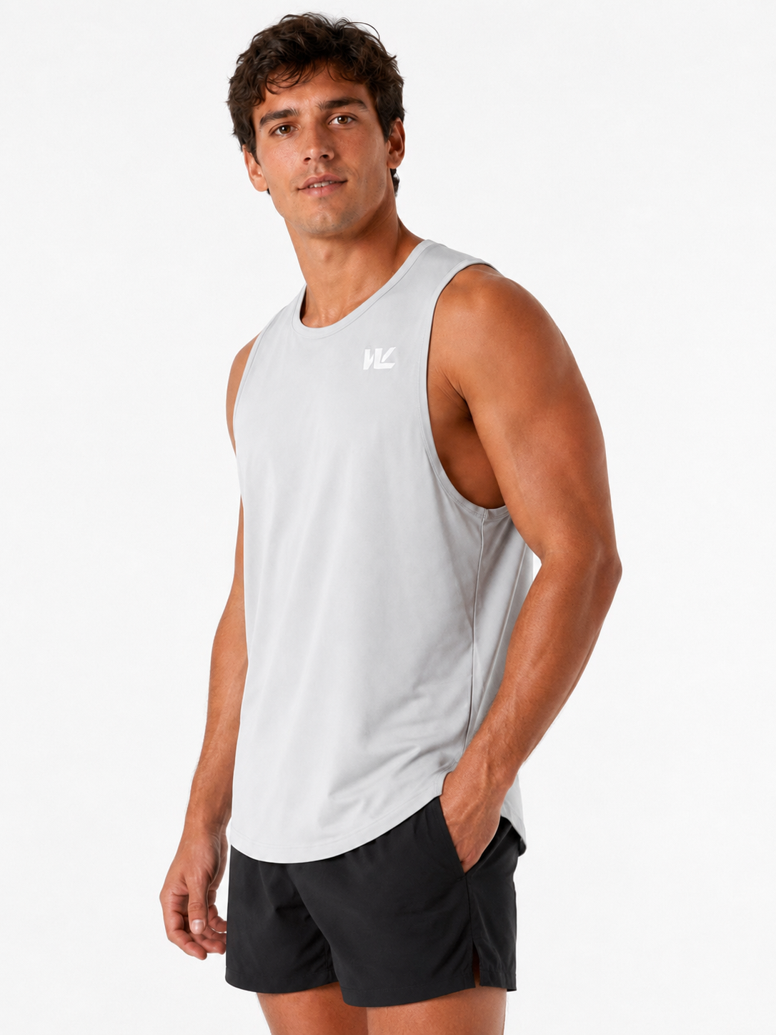 Aurora Performance Tank – Ice Blue