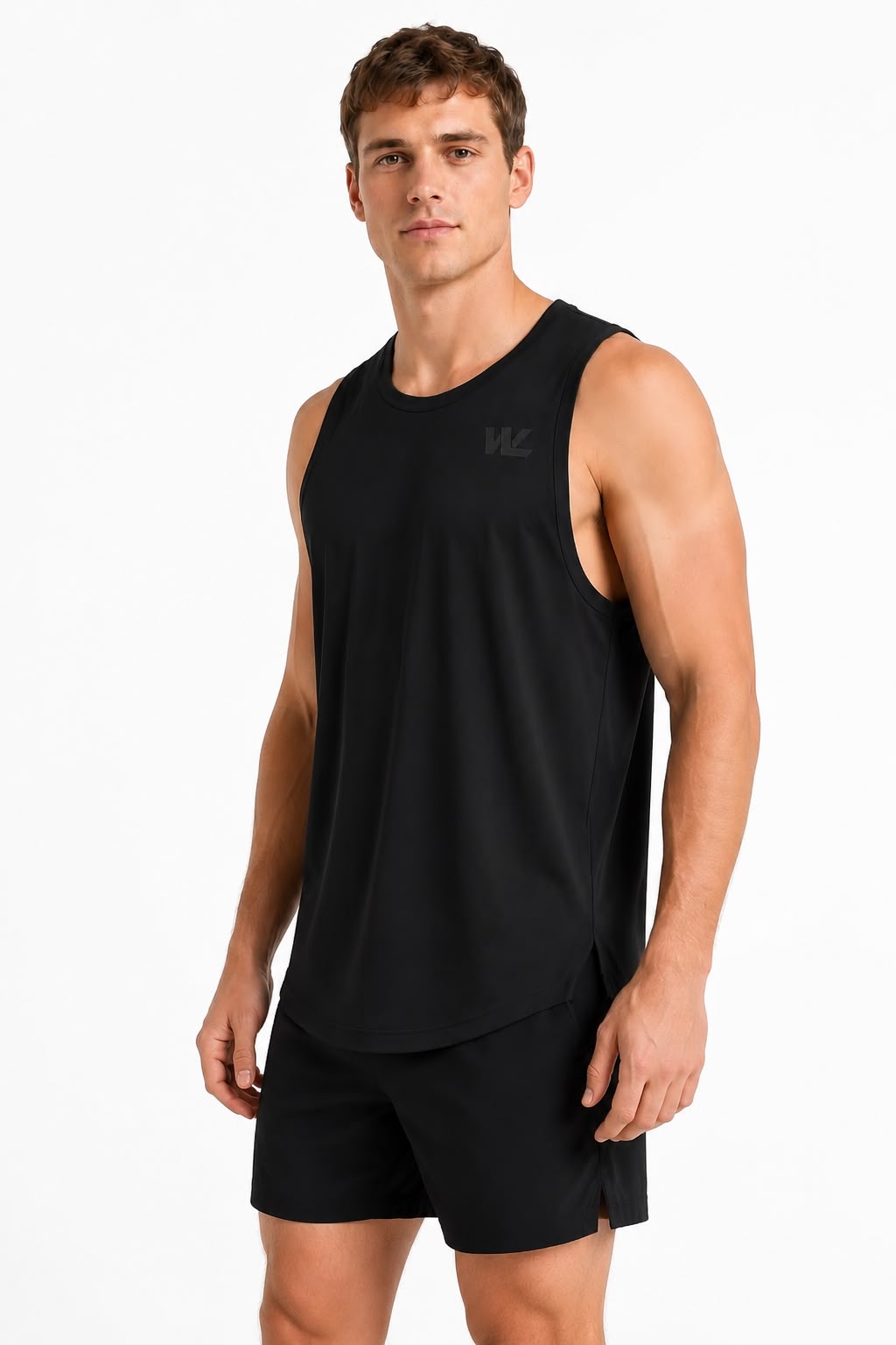 Aurora Performance Tank – Jet Black