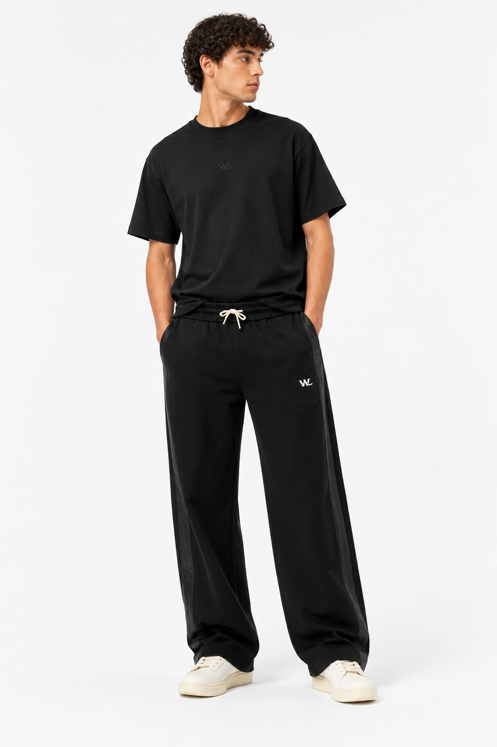 Boulevard Relaxed Sweatpants – Black