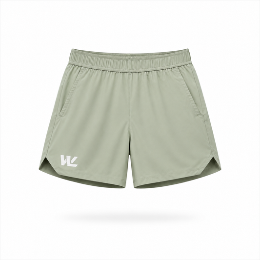 Hybrid Performance Shorts – Silica Green