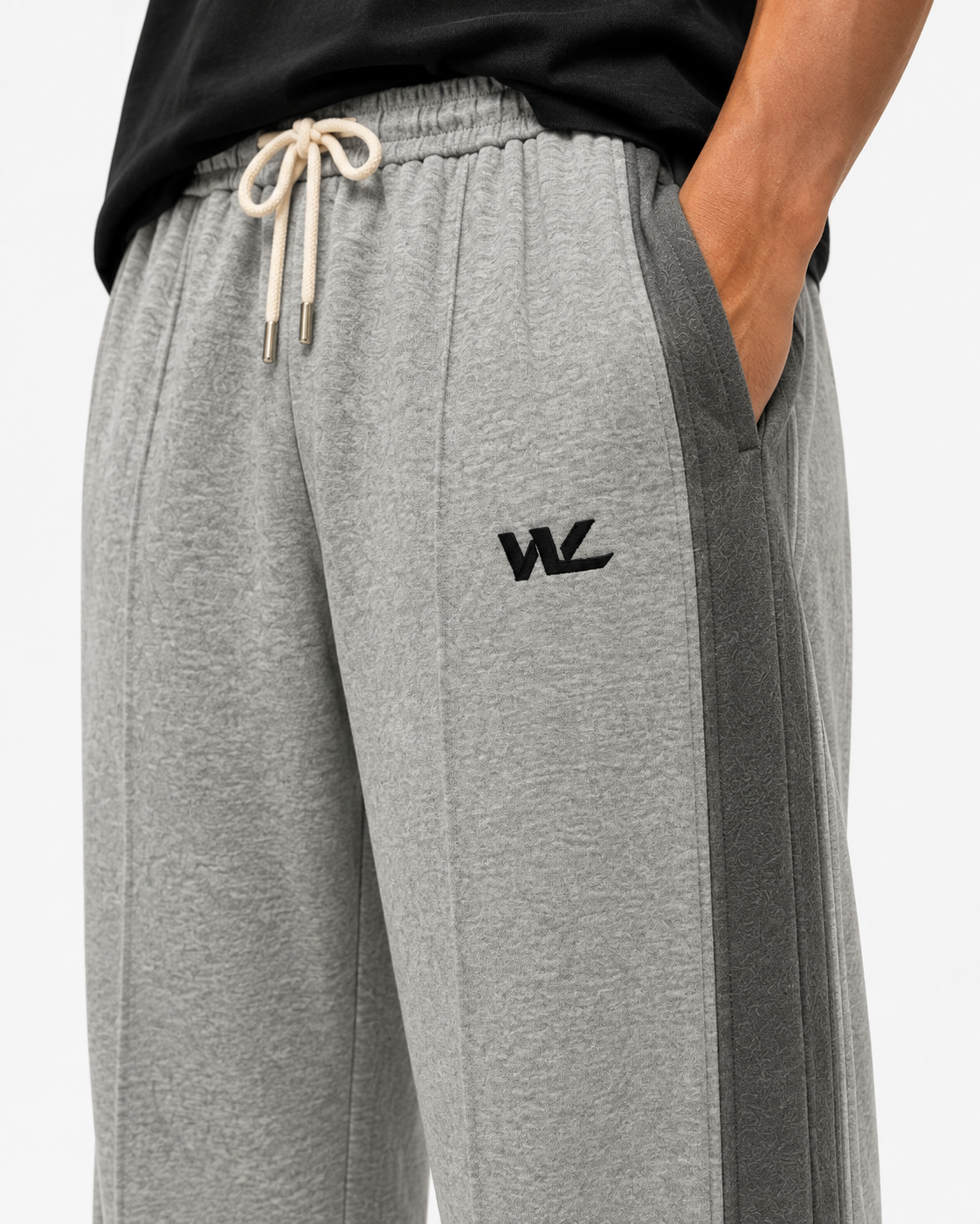 Boulevard Relaxed Sweatpants – Heather Grey