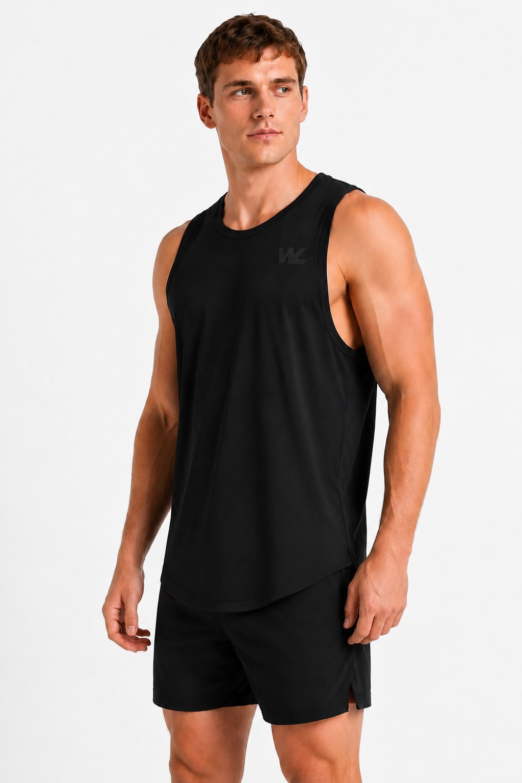 Aurora Performance Tank – Jet Black