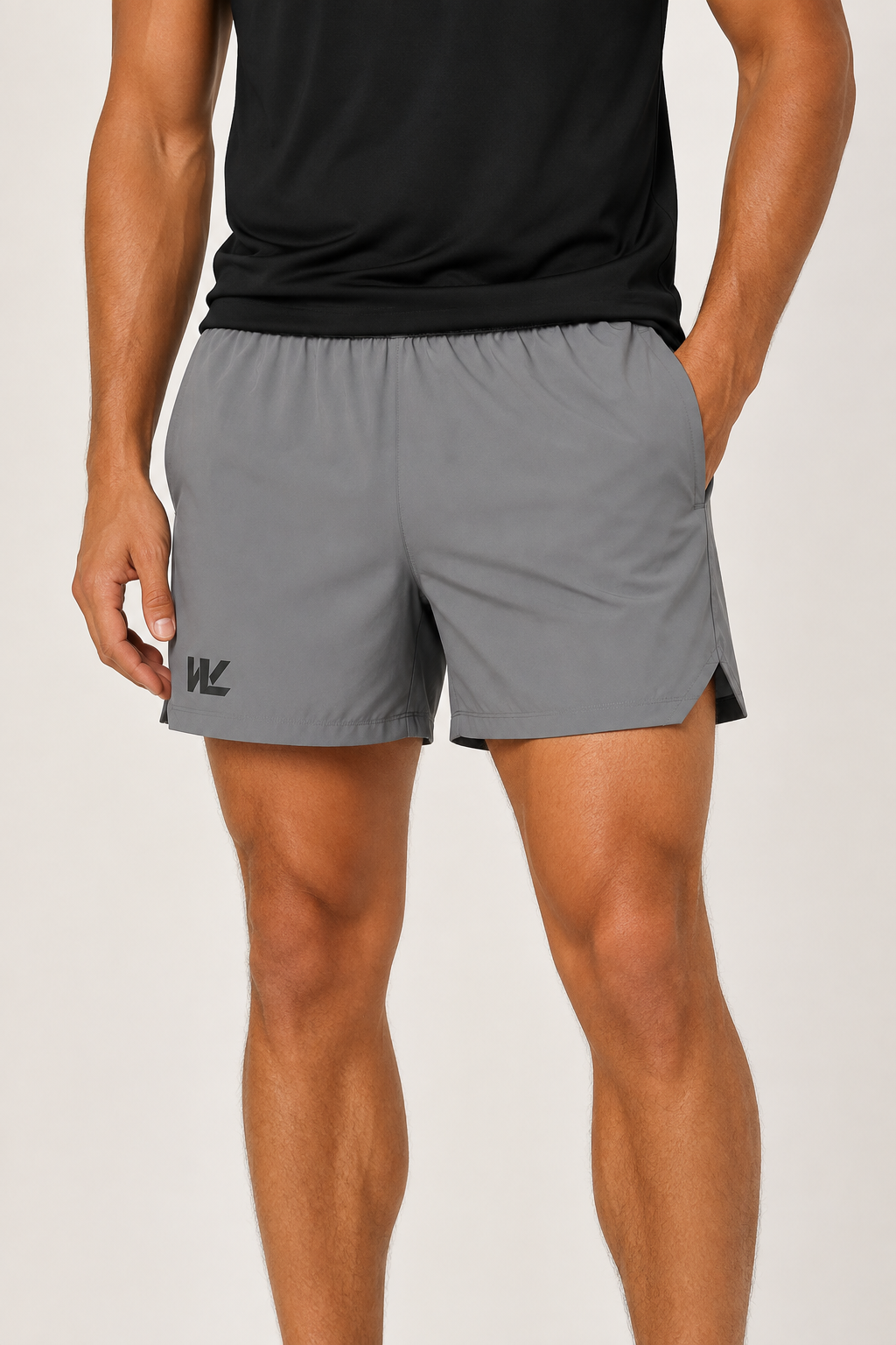 Hybrid Performance Shorts – Slate Grey