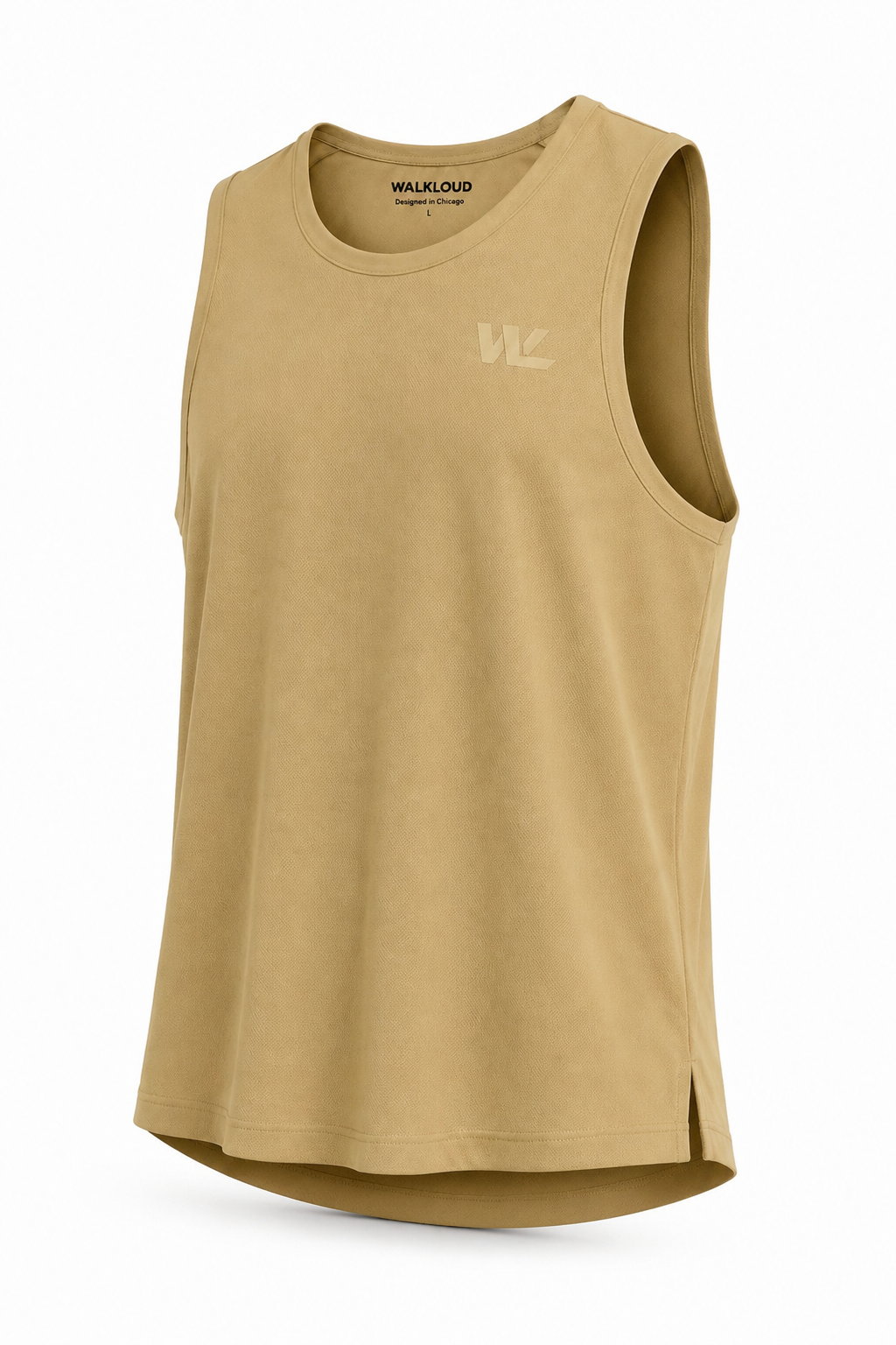 Aurora Performance Tank – Sandstone