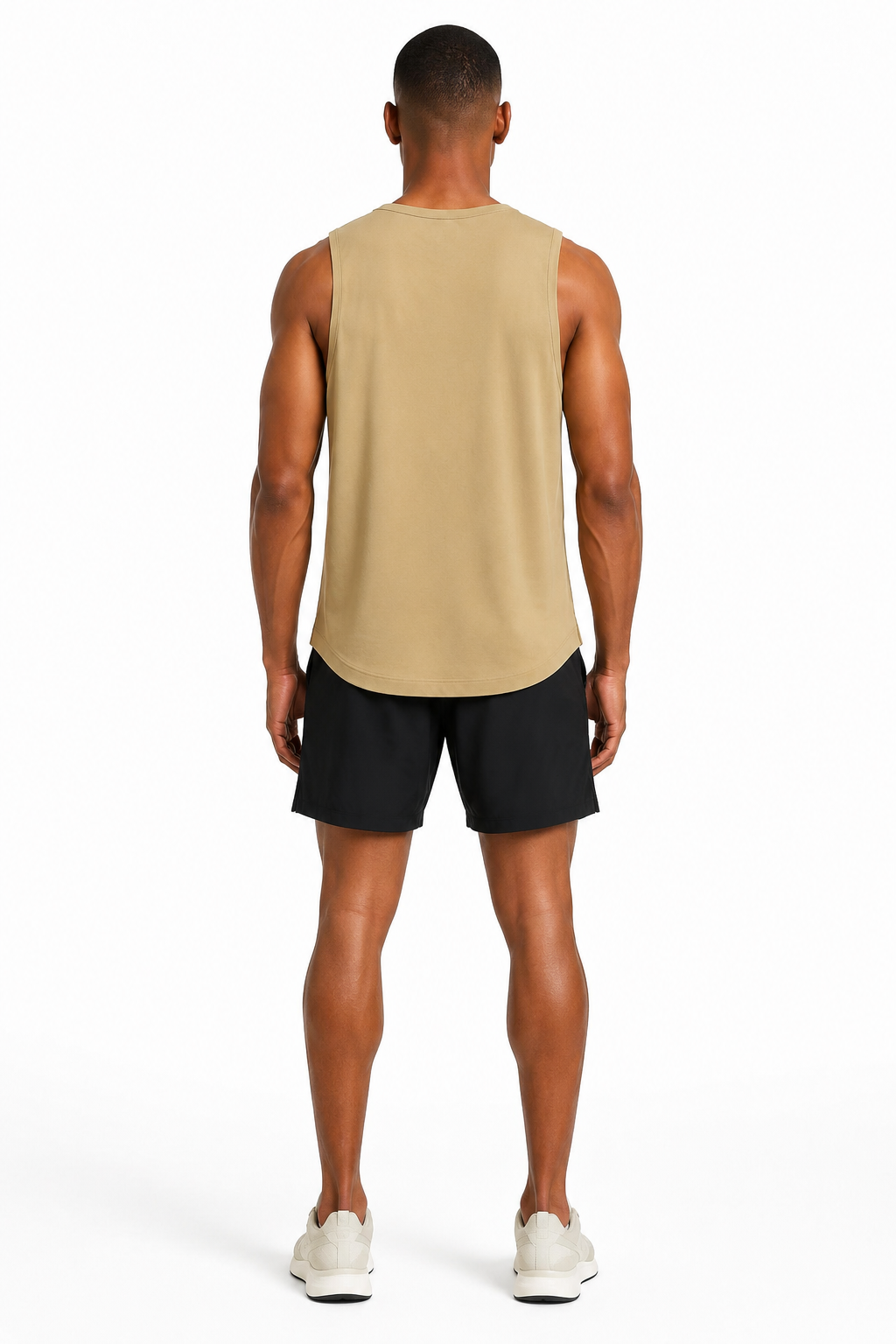 Aurora Performance Tank – Sandstone