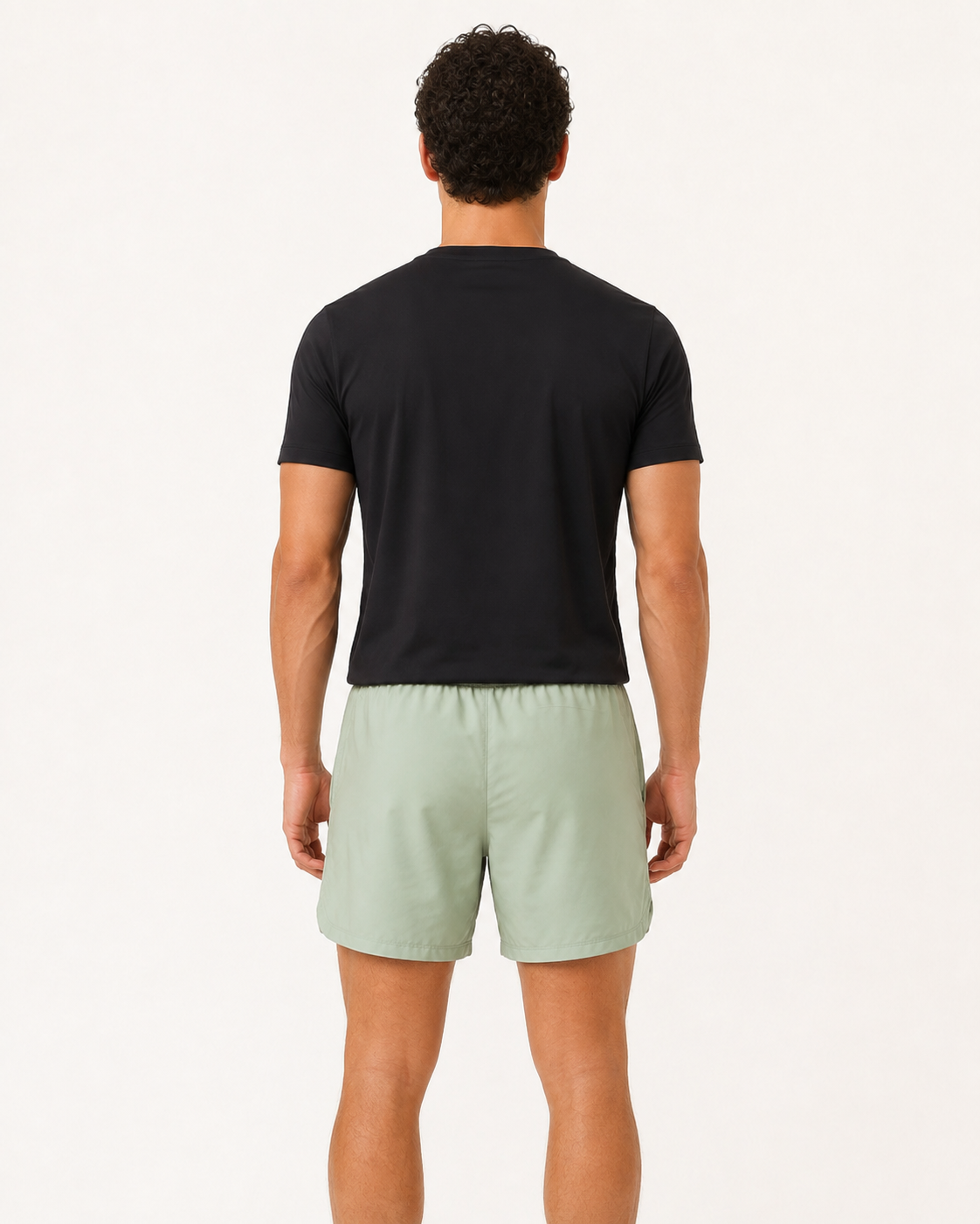 Hybrid Performance Shorts – Silica Green