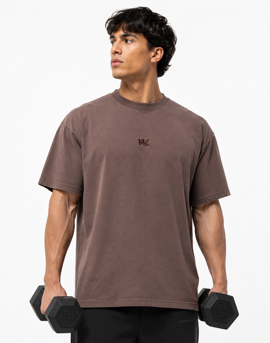 Unbound Oversized Tee - Earth Wash