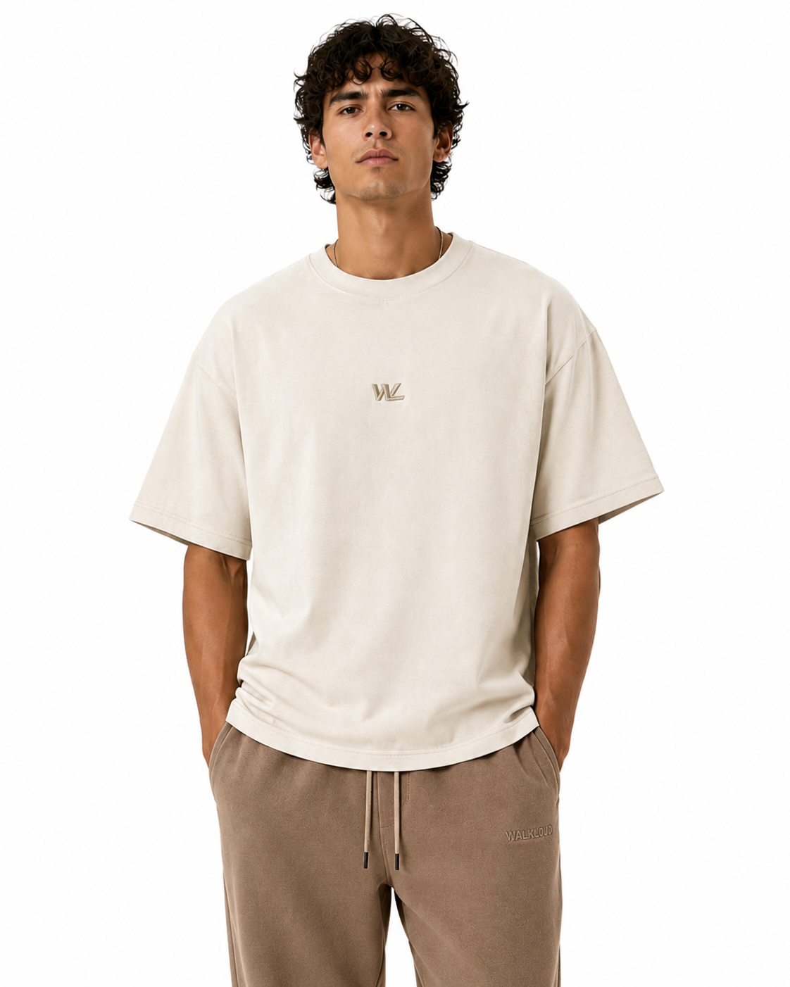 Unbound Oversized Tee - Sand Wash