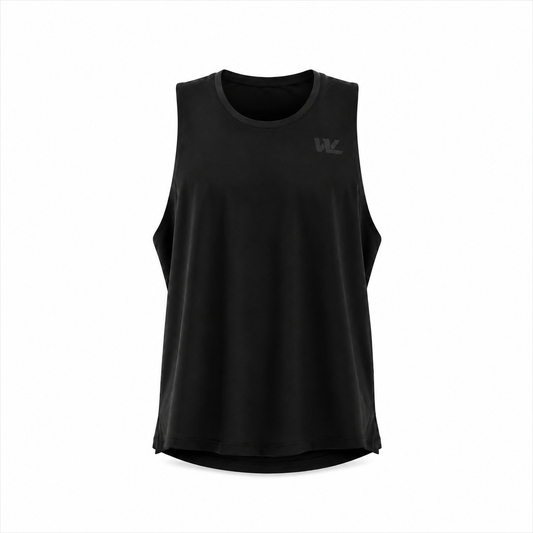 Aurora Performance Tank – Jet Black