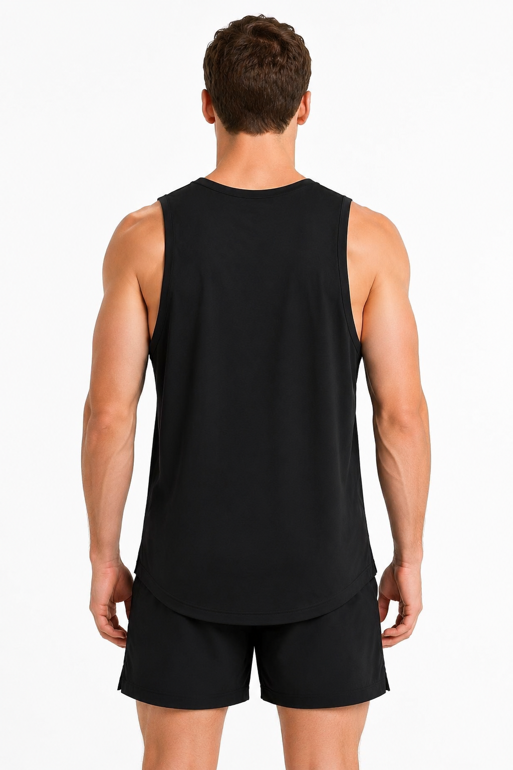 Aurora Performance Tank – Jet Black